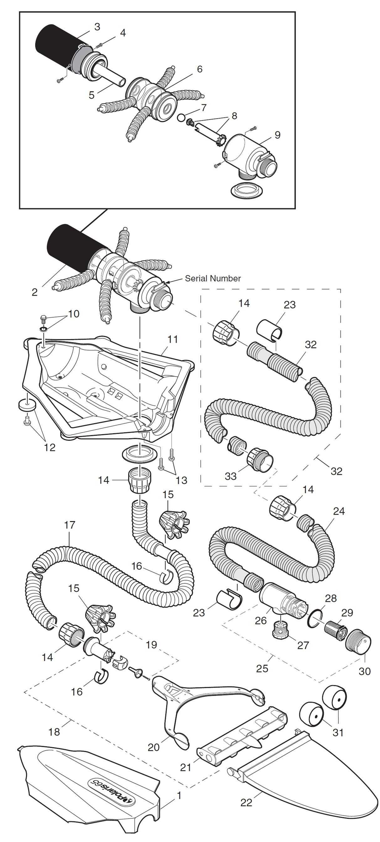 polaris 280 diagram parts