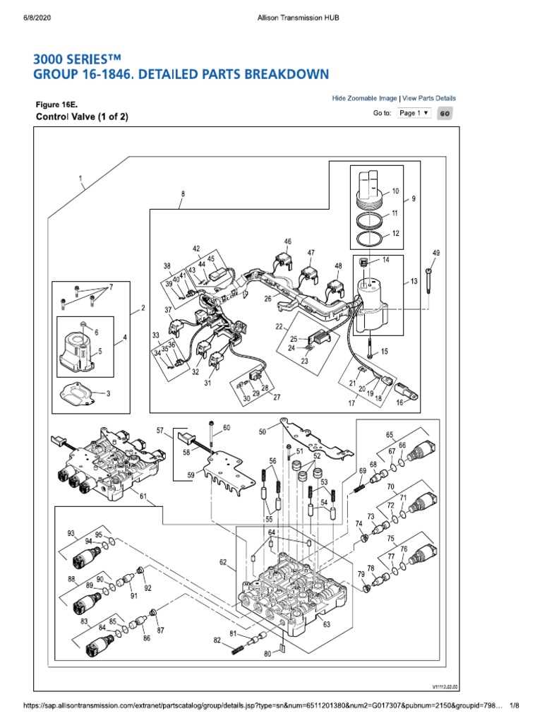 allison transmission 3000 parts diagram