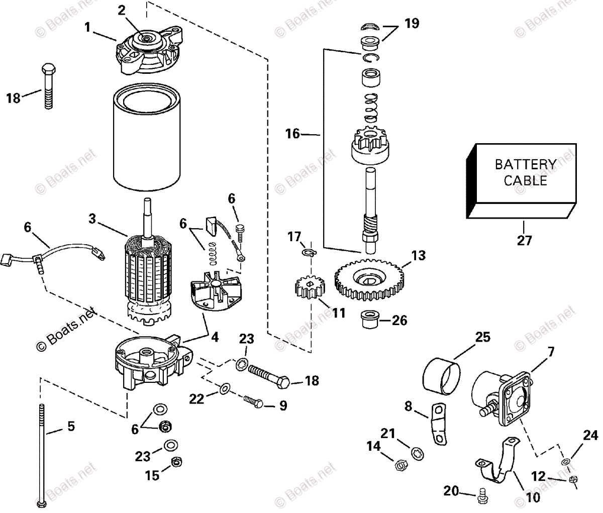 starter parts diagram