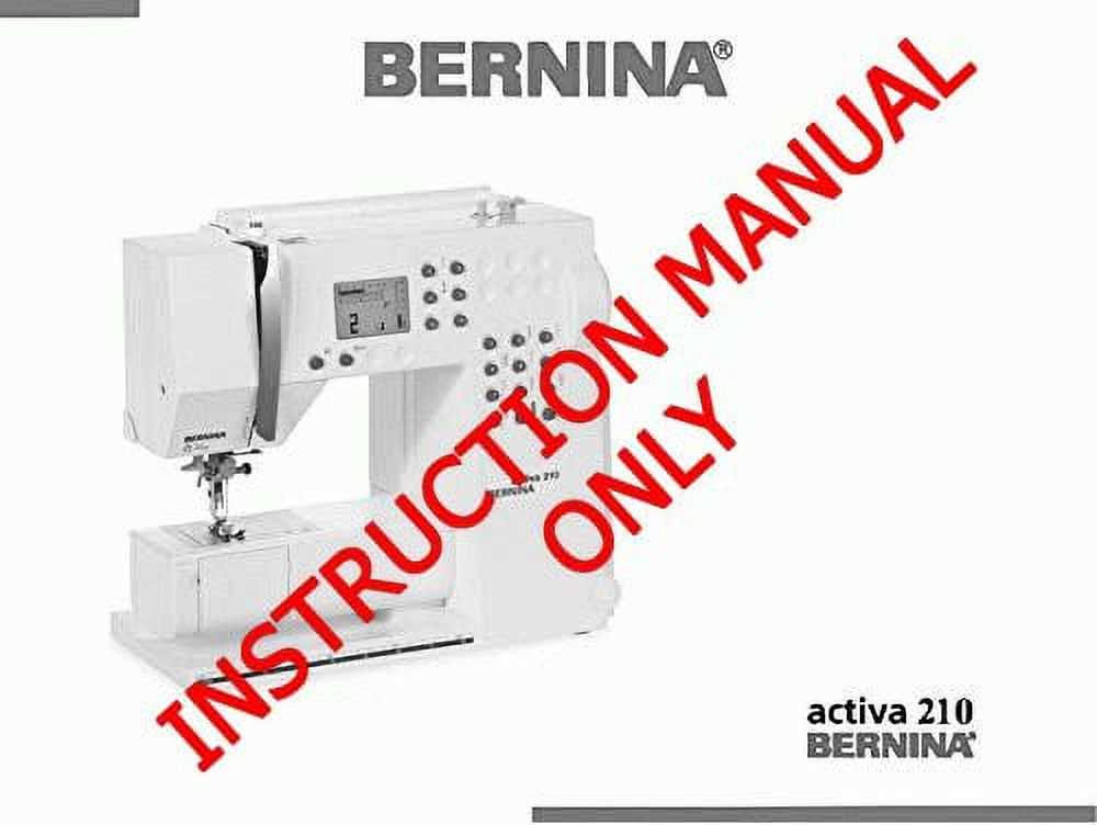 bernina sewing machine parts diagram