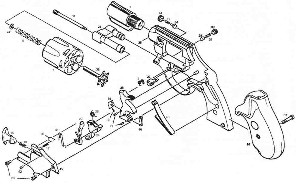 taurus judge parts diagram