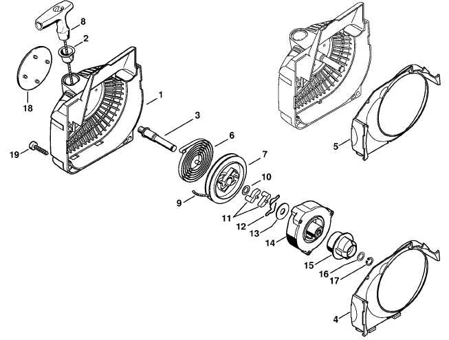 stihl 250 chainsaw parts diagram