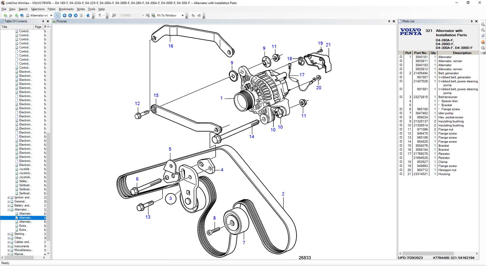 volvo penta dp sm parts diagram