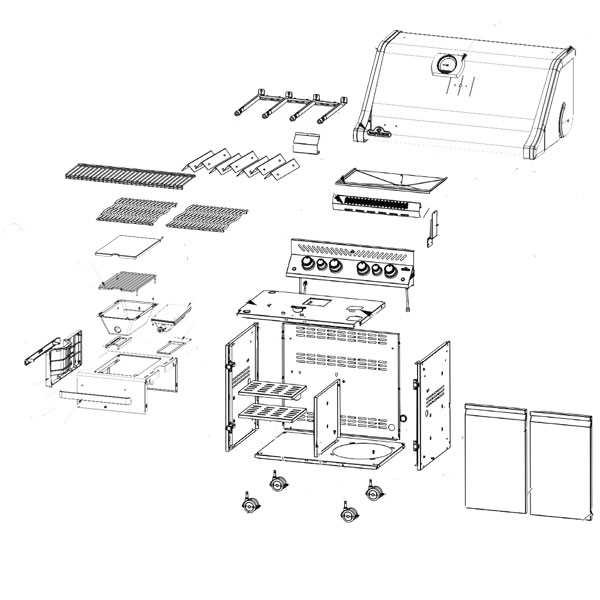 weber summit s 670 parts diagram