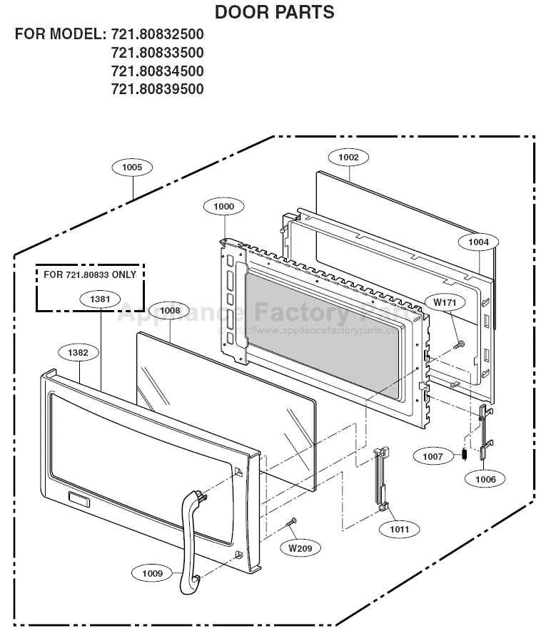 kenmore microwave parts diagram