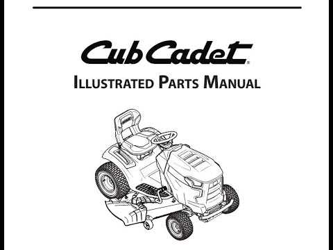 cub cadet xt1 42 parts diagram