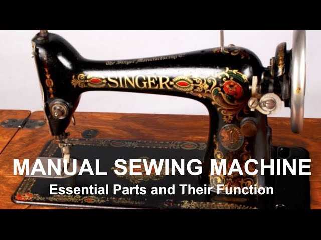 singer sewing machine parts diagram