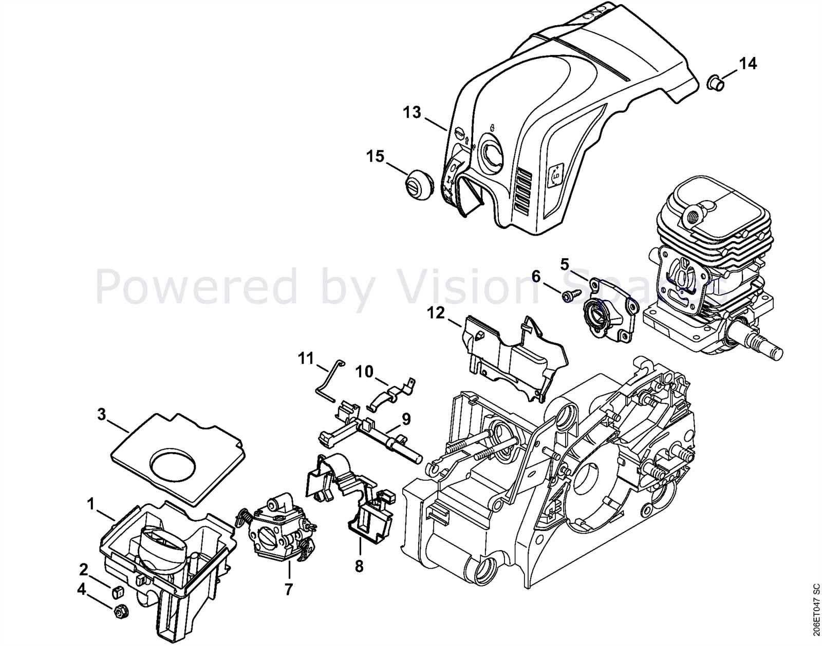 stihl ms 290 parts diagram