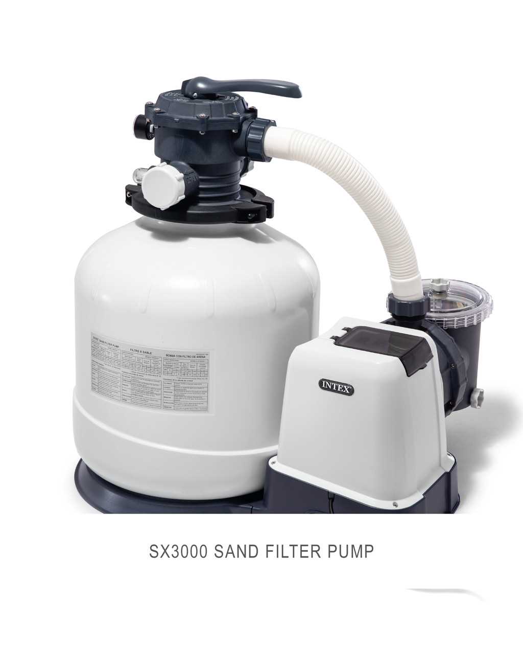 intex sand filter parts diagram