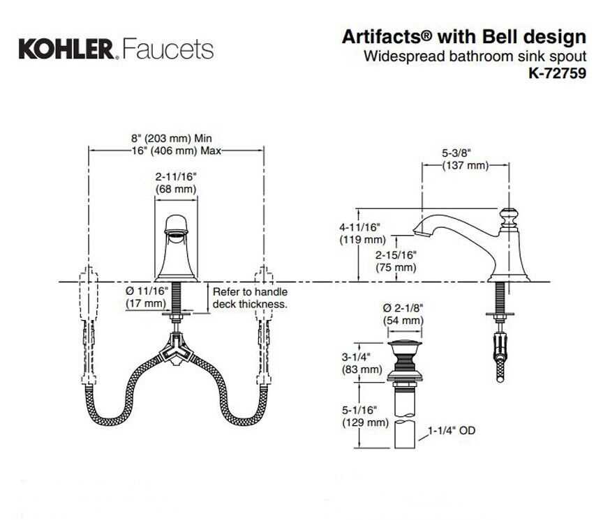 bathroom sink faucet parts diagram