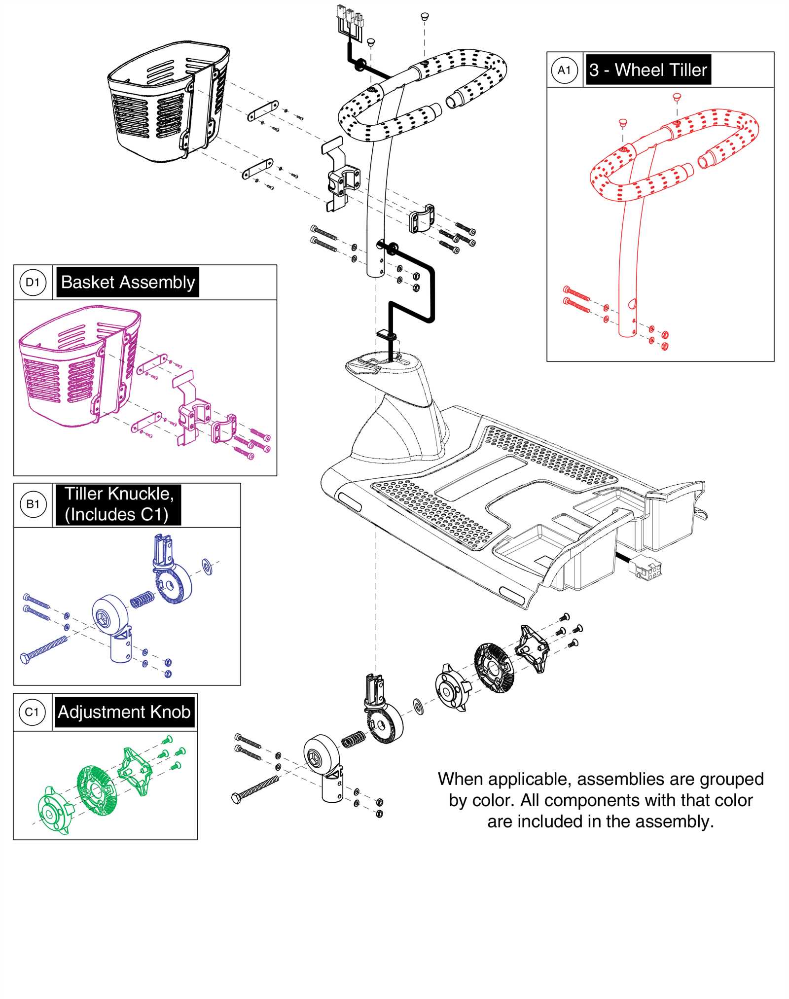 go go elite traveler parts diagram