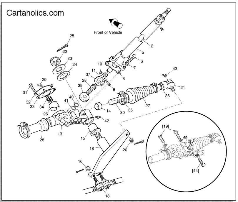 ezgo steering parts diagram