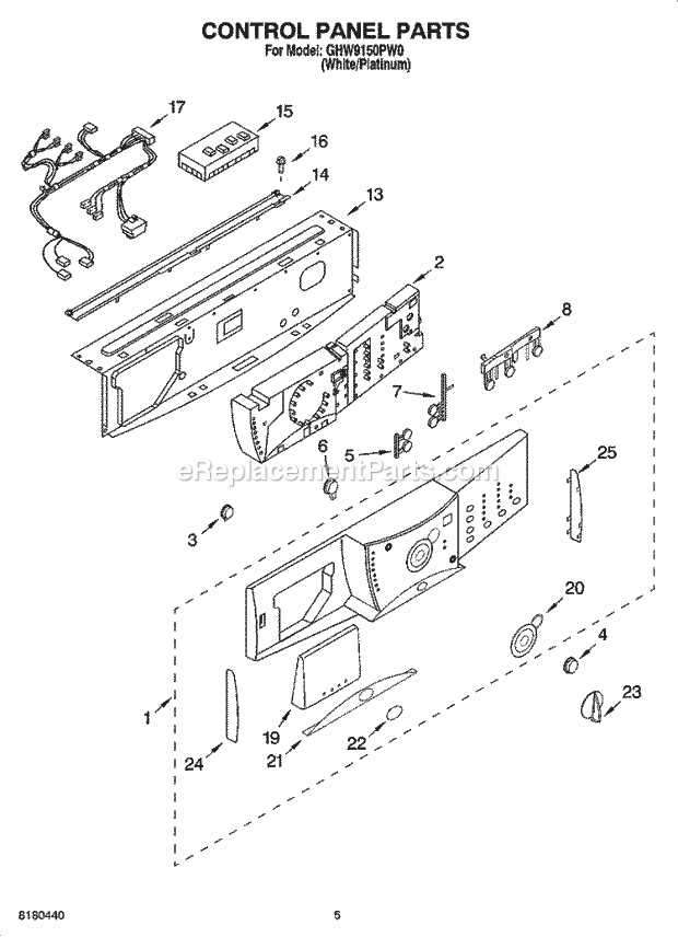 whirlpool top load washer parts diagram