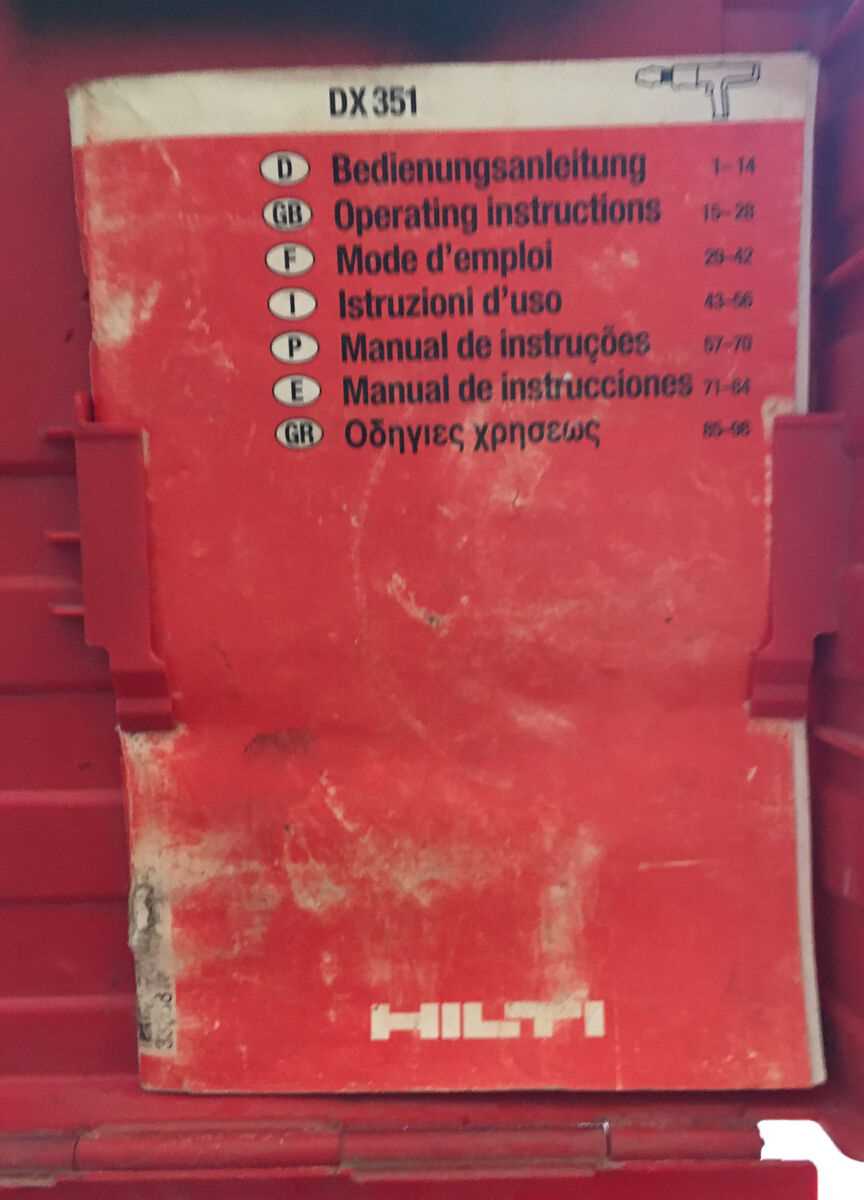 hilti dx 351 parts diagram