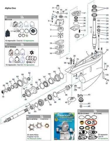 mercruiser alpha one gen 1 parts diagram