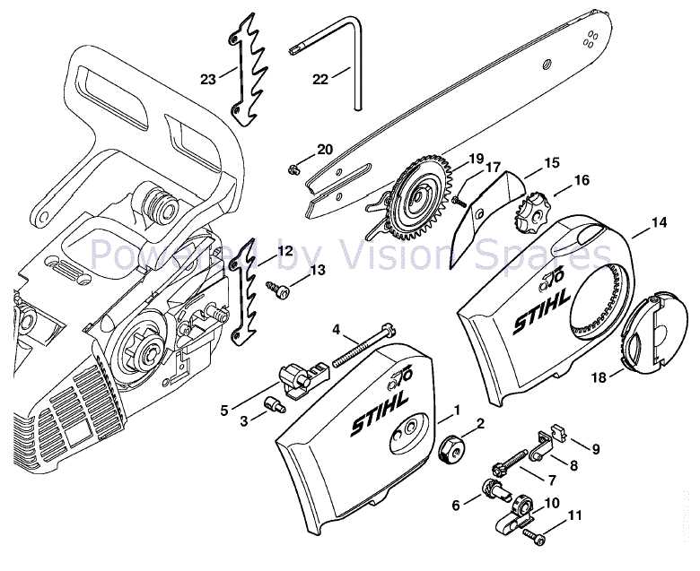 stihl 034 av parts diagram