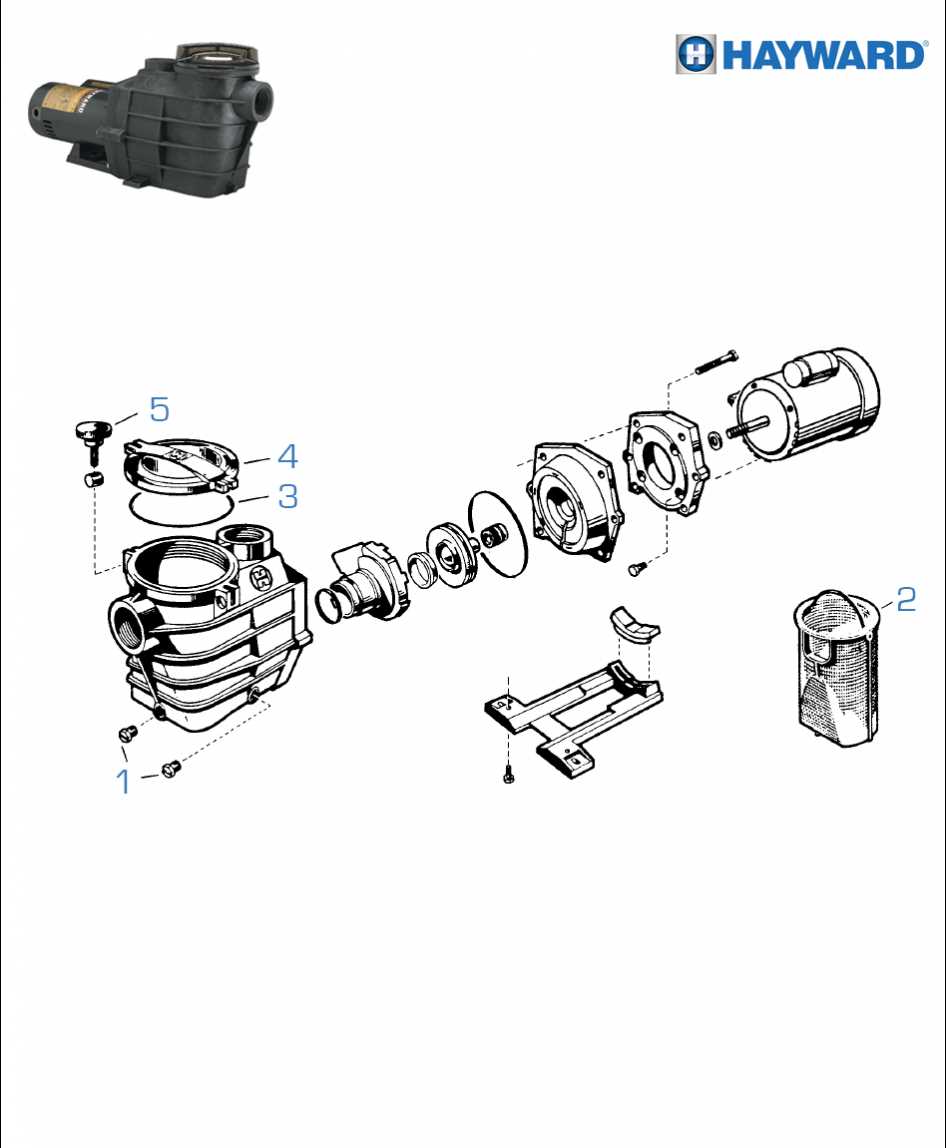 hayward super pump 2 parts diagram