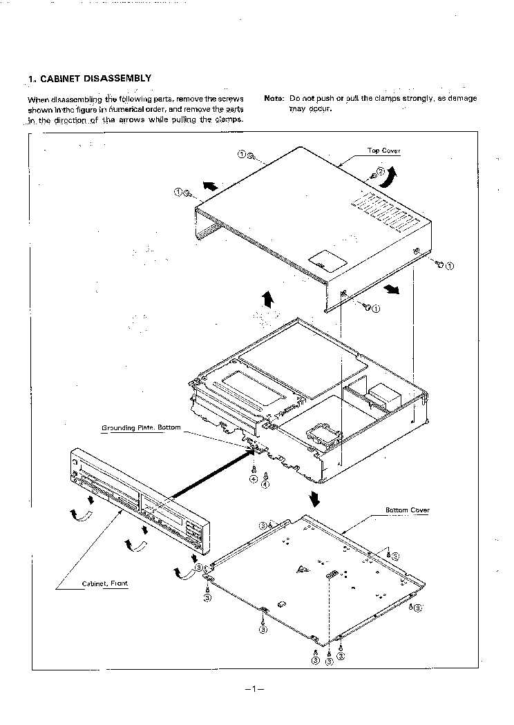 vcr parts diagram