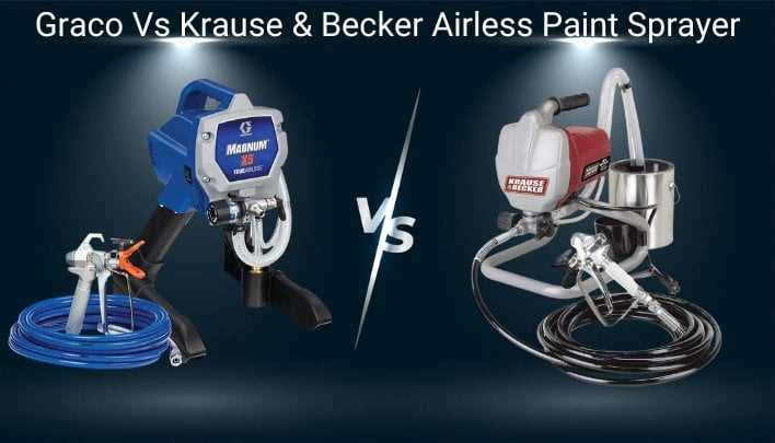 krause and becker airless paint sprayer parts diagram