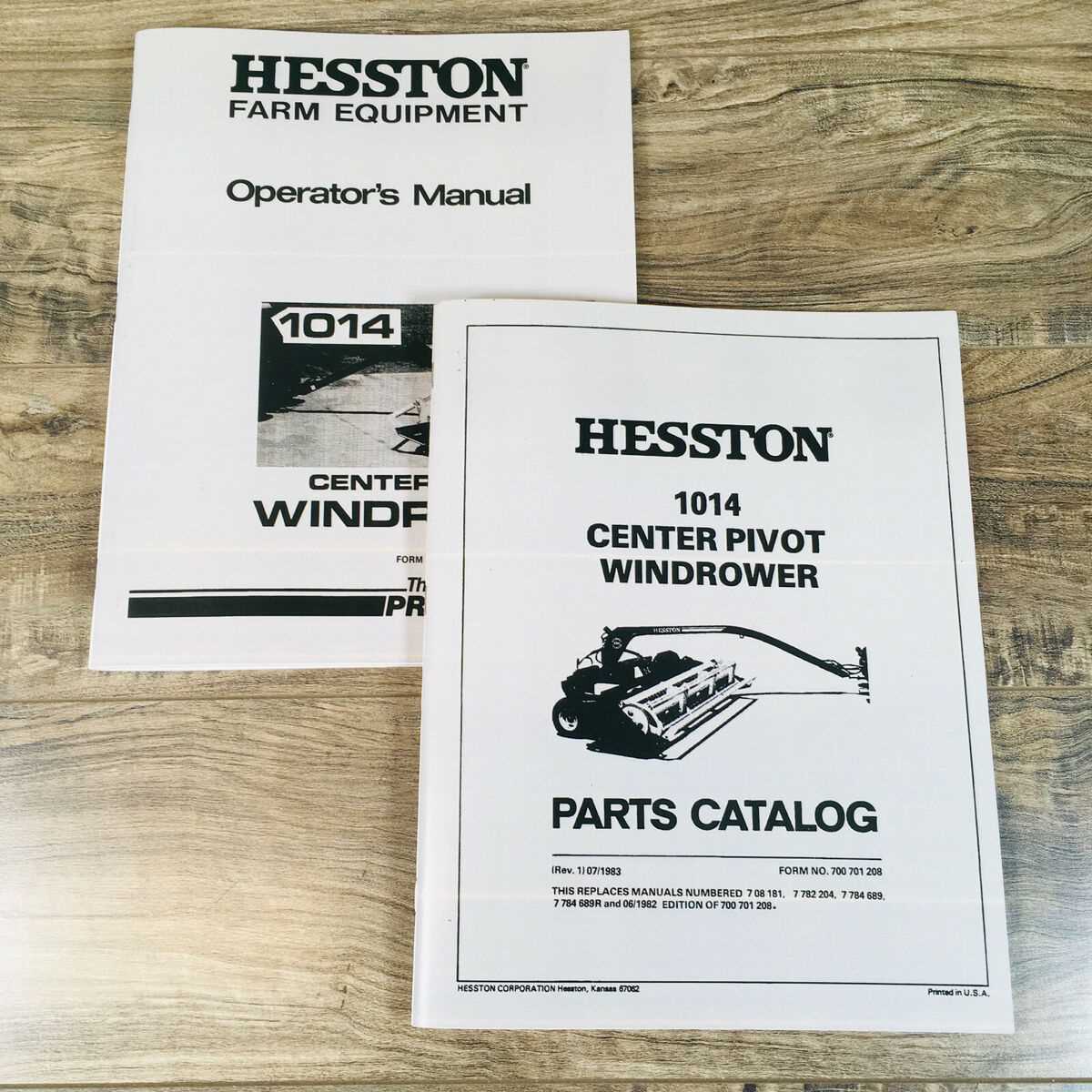 hesston 1014 parts diagram