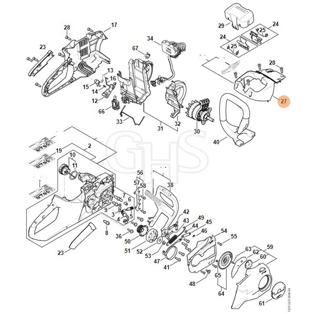 stihl ms 194 t parts diagram