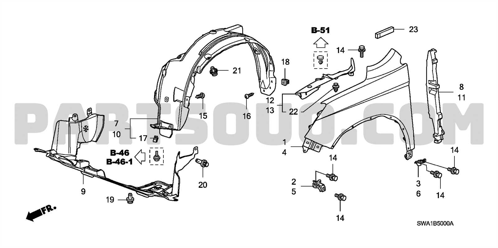 honda crv parts diagram