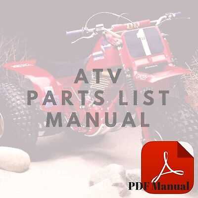 honda foreman parts diagram