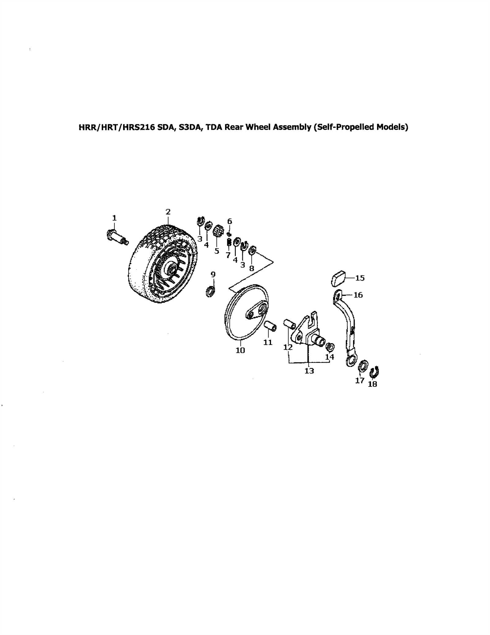 honda hrr2163tda parts diagram