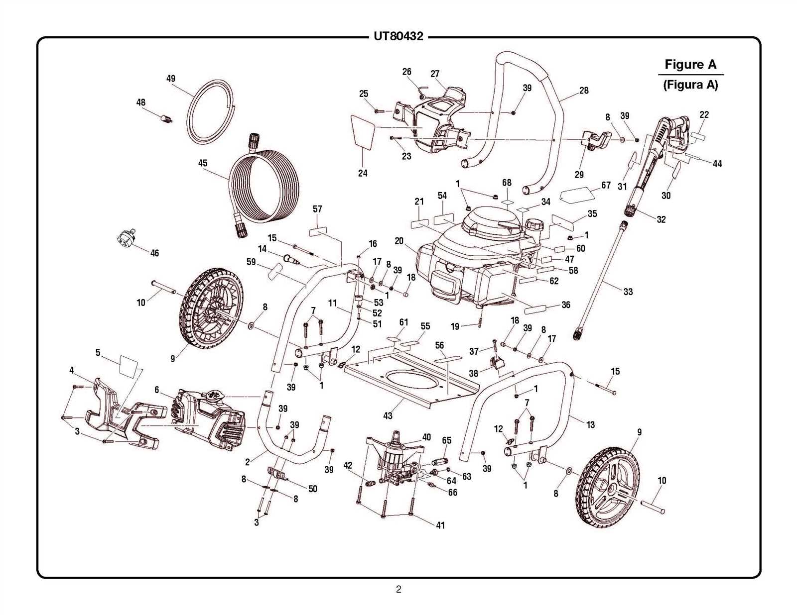 honda pressure washer parts diagram