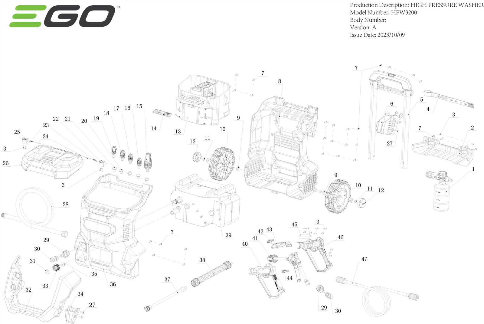 honda pressure washer parts diagram