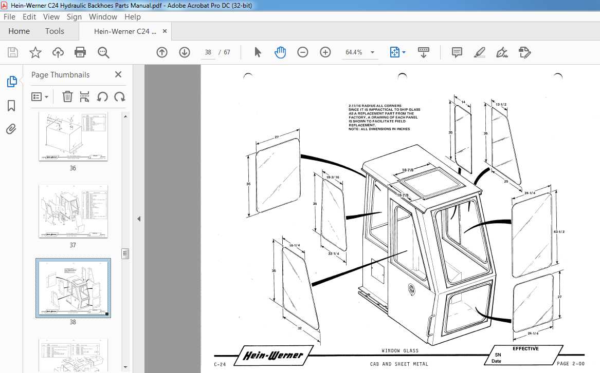 hein werner parts diagram