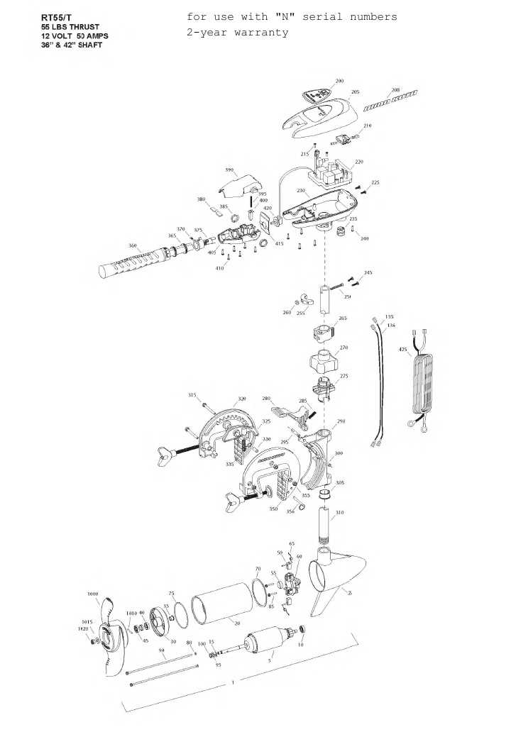 minn kota riptide parts diagram