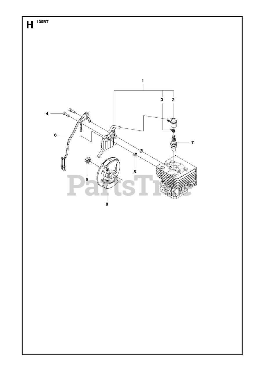 husqvarna 130bt parts diagram