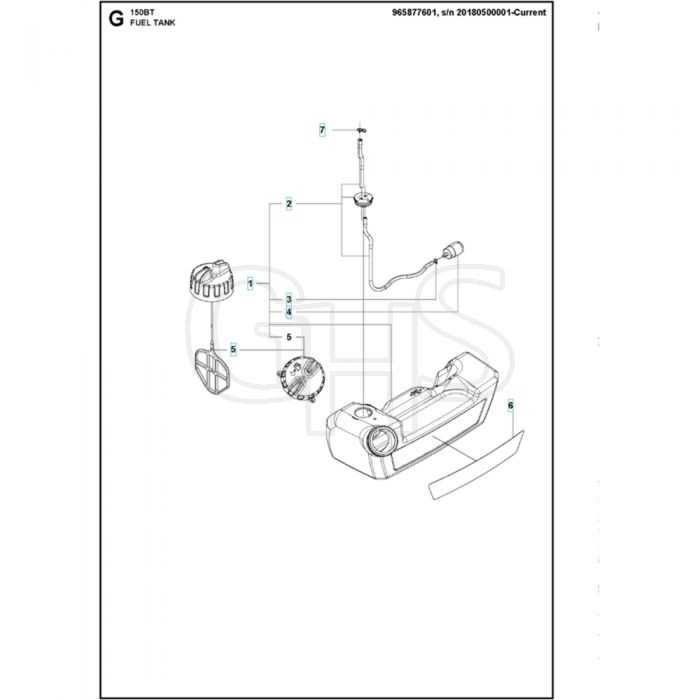 husqvarna 150bt parts diagram