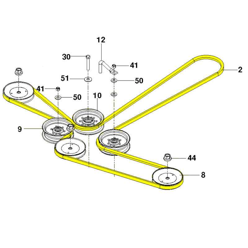 husqvarna 46 inch mower deck parts diagram