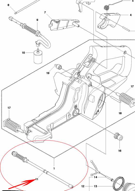 husqvarna 460 rancher parts diagram