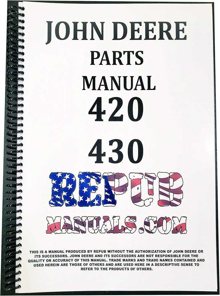 john deere 430 parts diagram