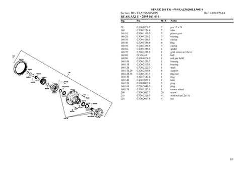 john deere 210 parts diagram