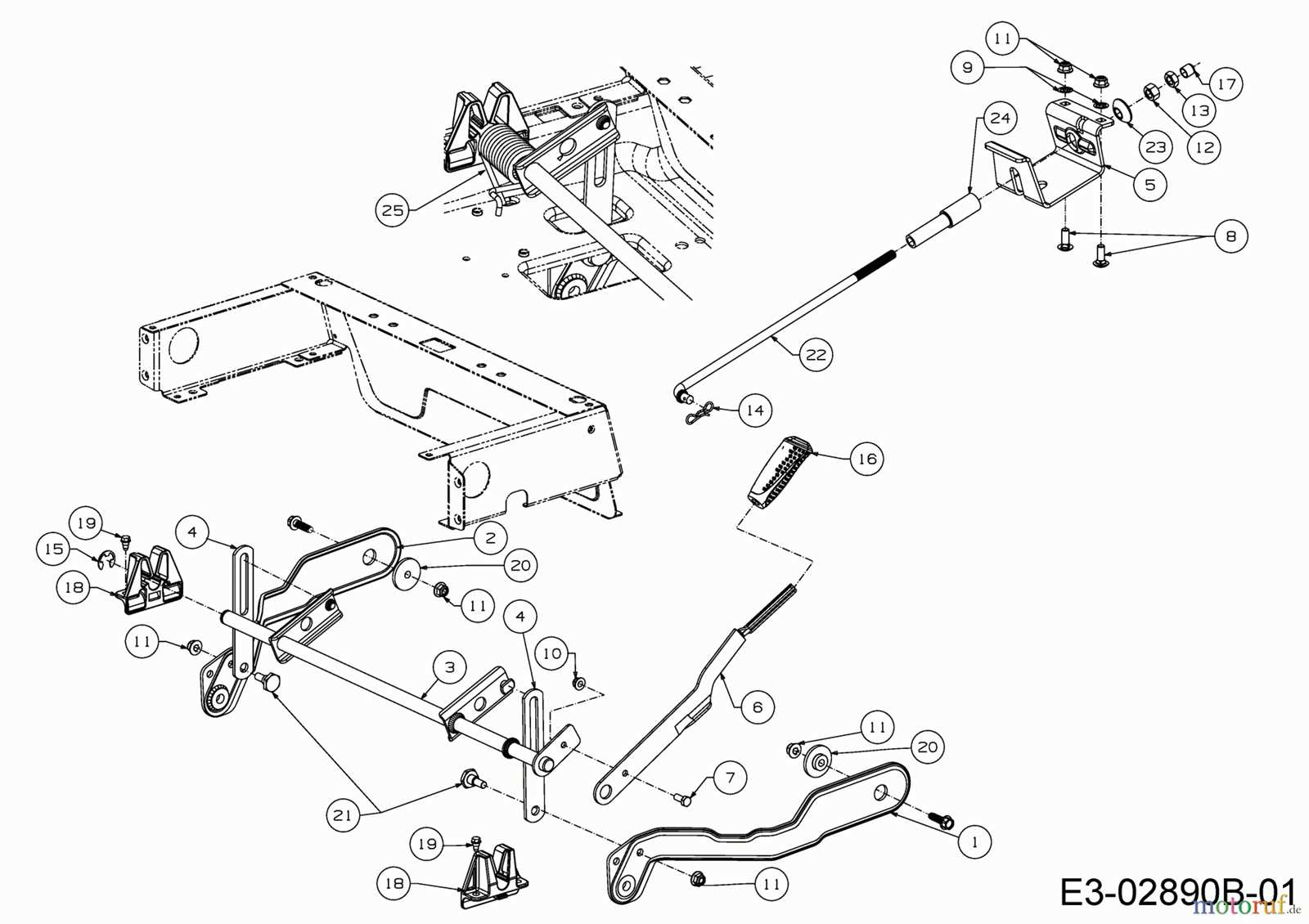 cub cadet rzt 50 parts diagram