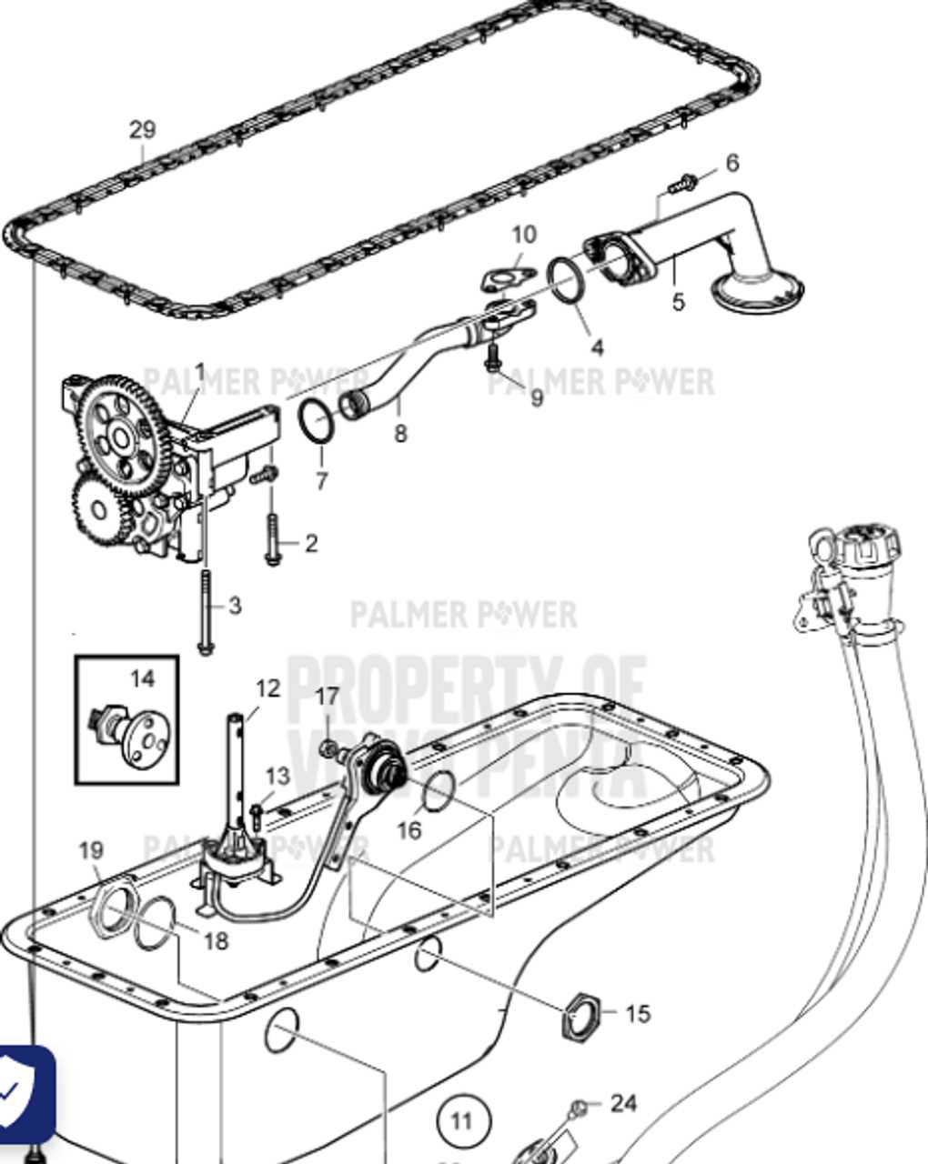 indmar 5.7 parts diagram