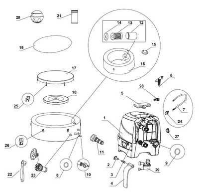 intex pure spa parts diagram