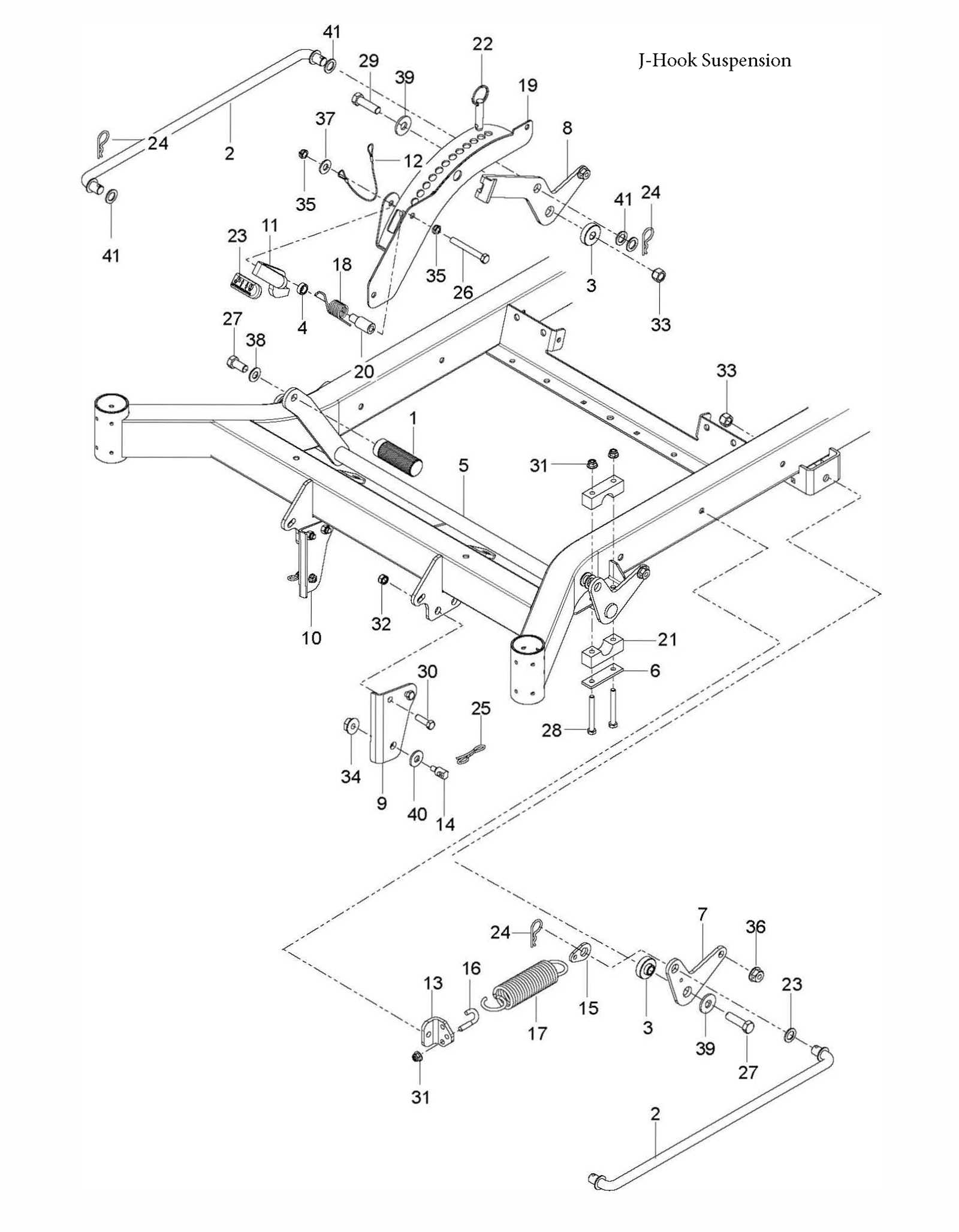 husqvarna 54 inch deck parts diagram