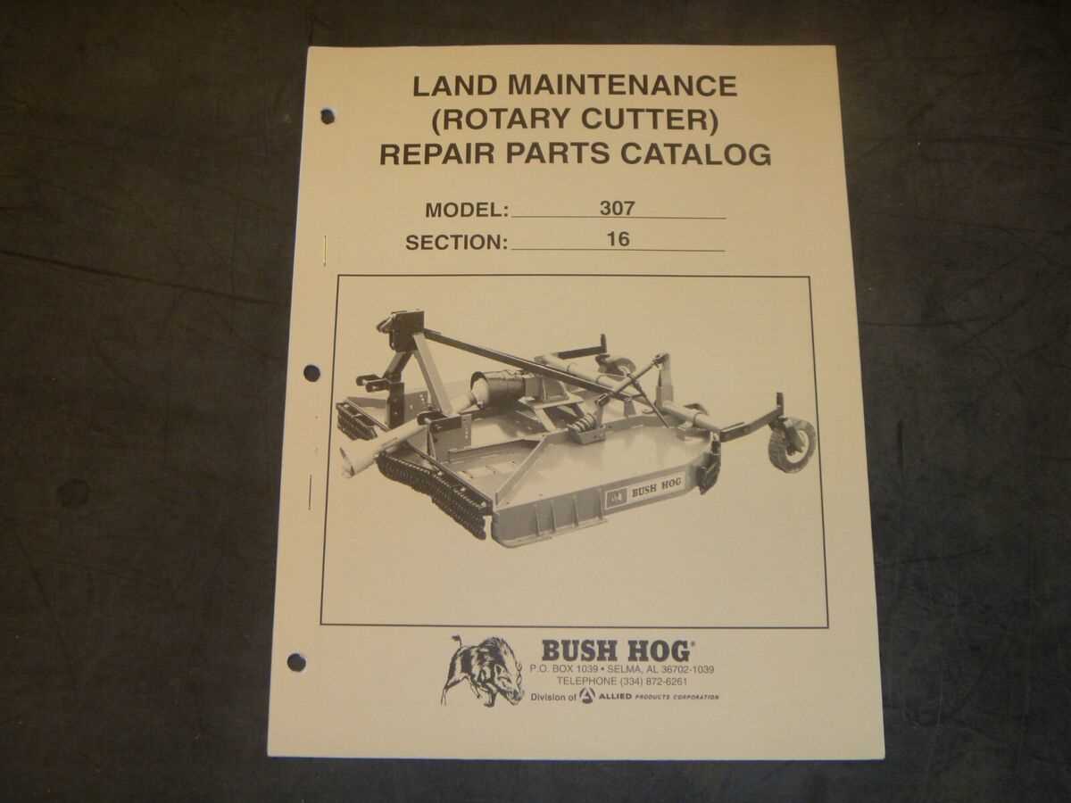 bush hog mower parts diagram