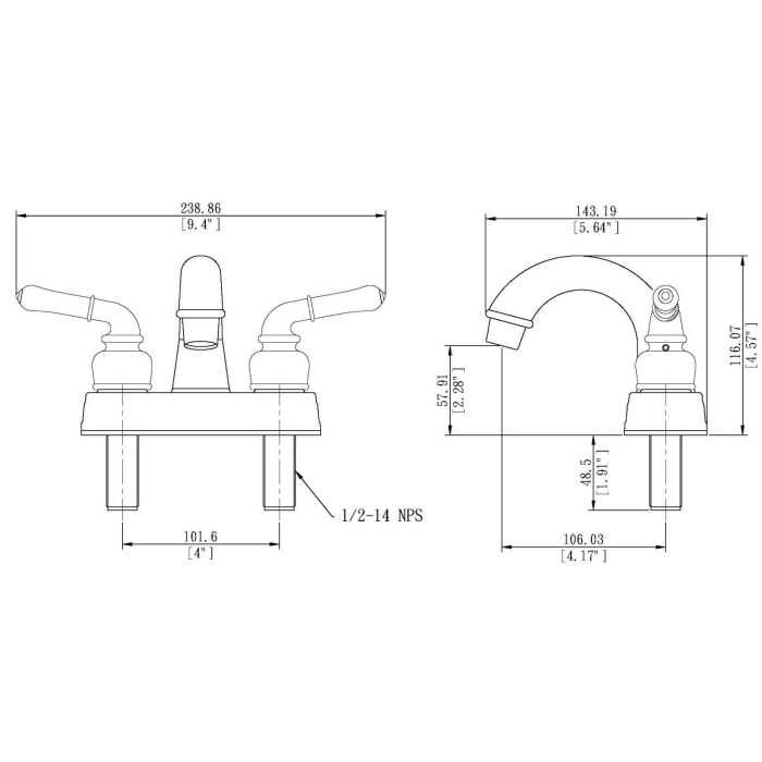 rv shower faucet parts diagram