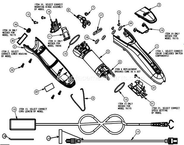 wahl parts diagram