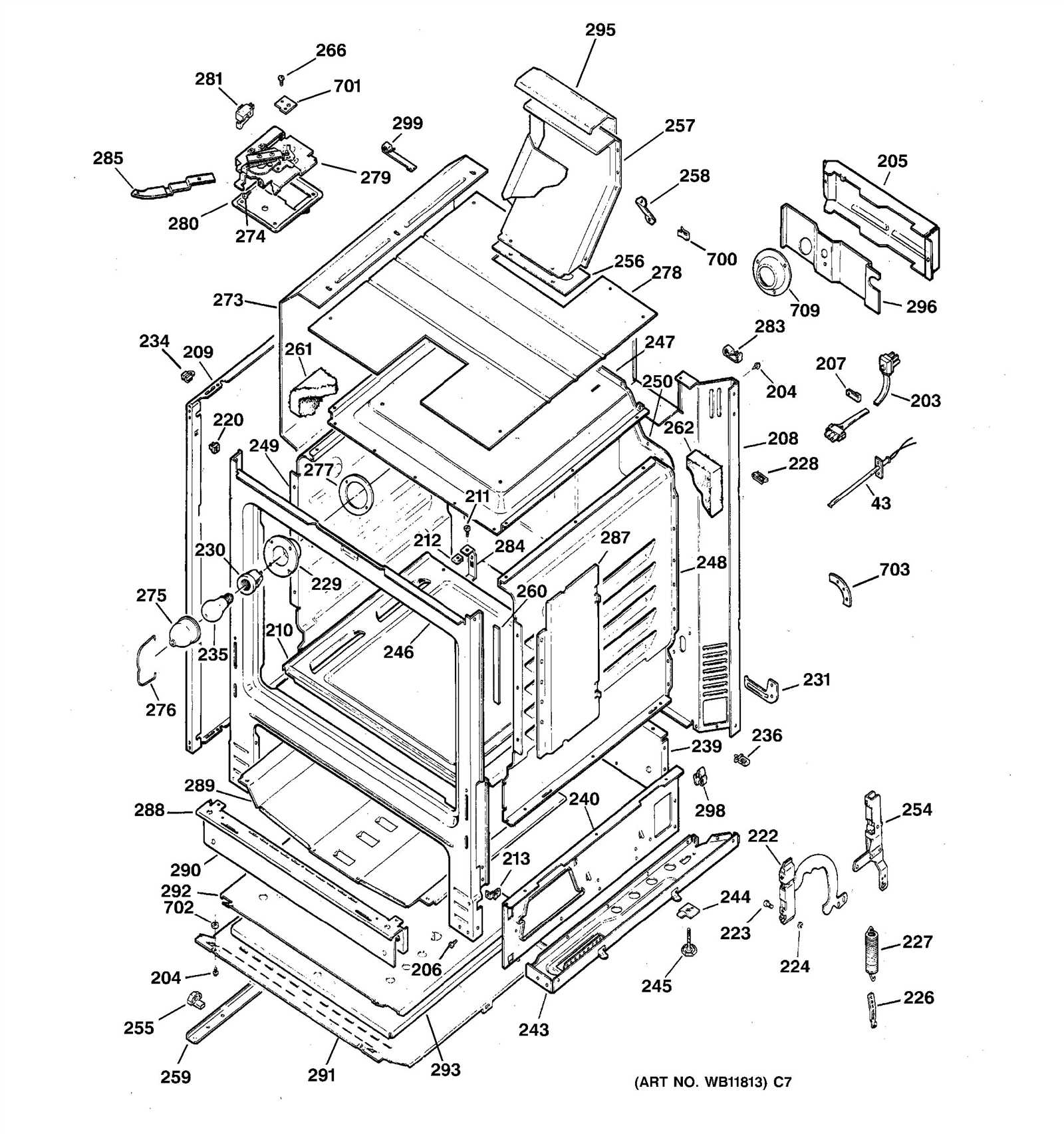 ge spectra oven parts diagram