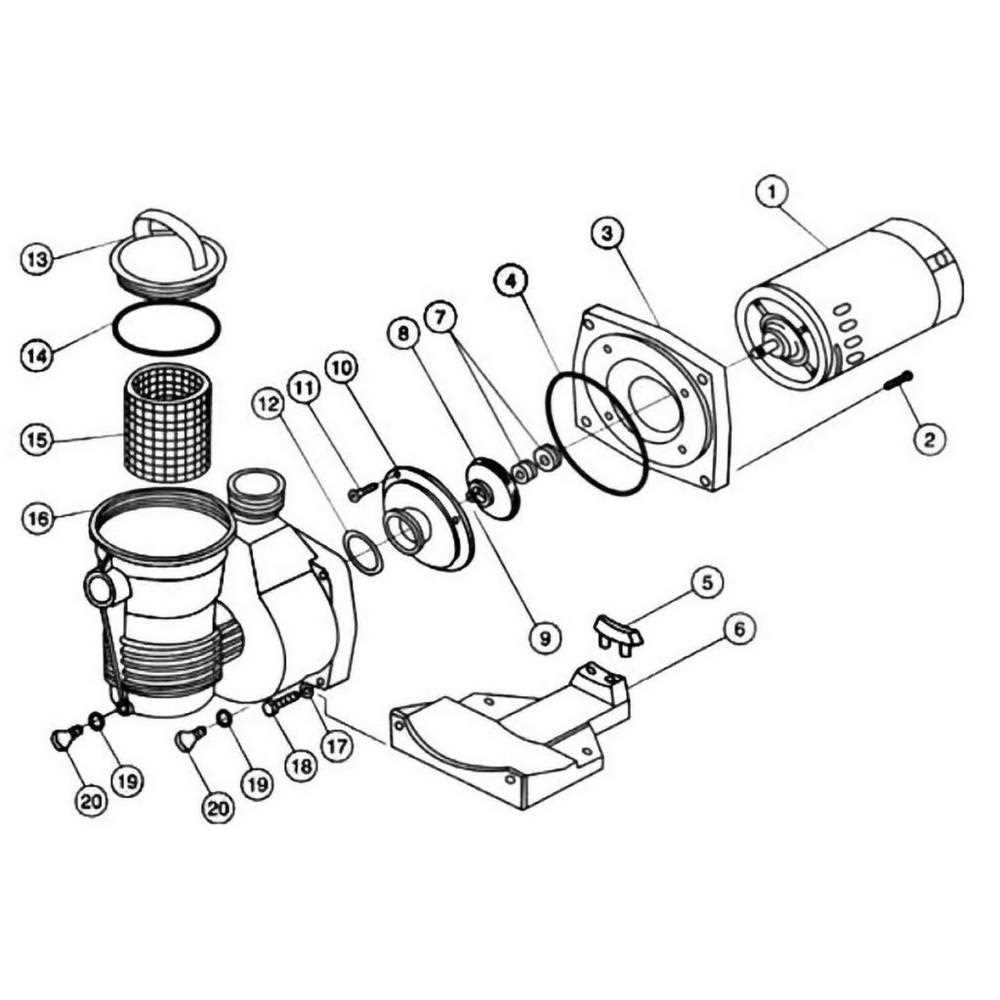 high flo gold series pump parts diagram