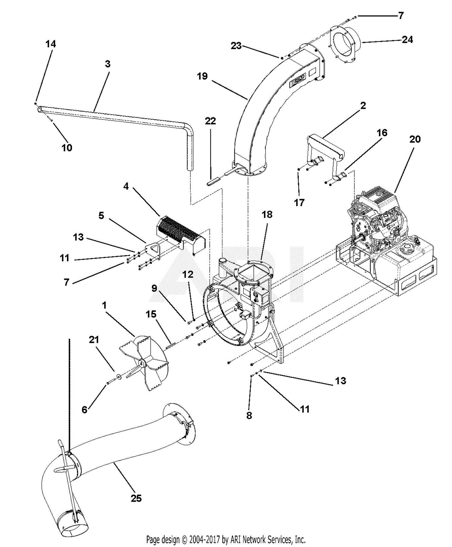 tow truck parts diagram