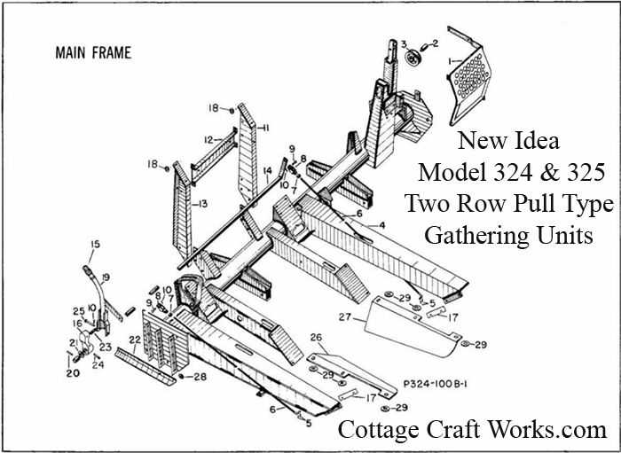 new idea corn picker parts diagram