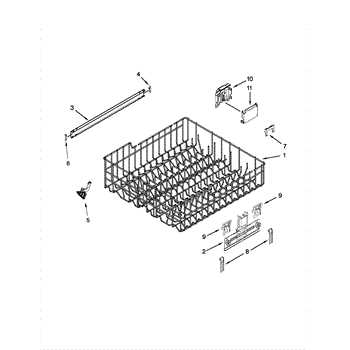 kenmore elite dishwasher 665 parts diagram